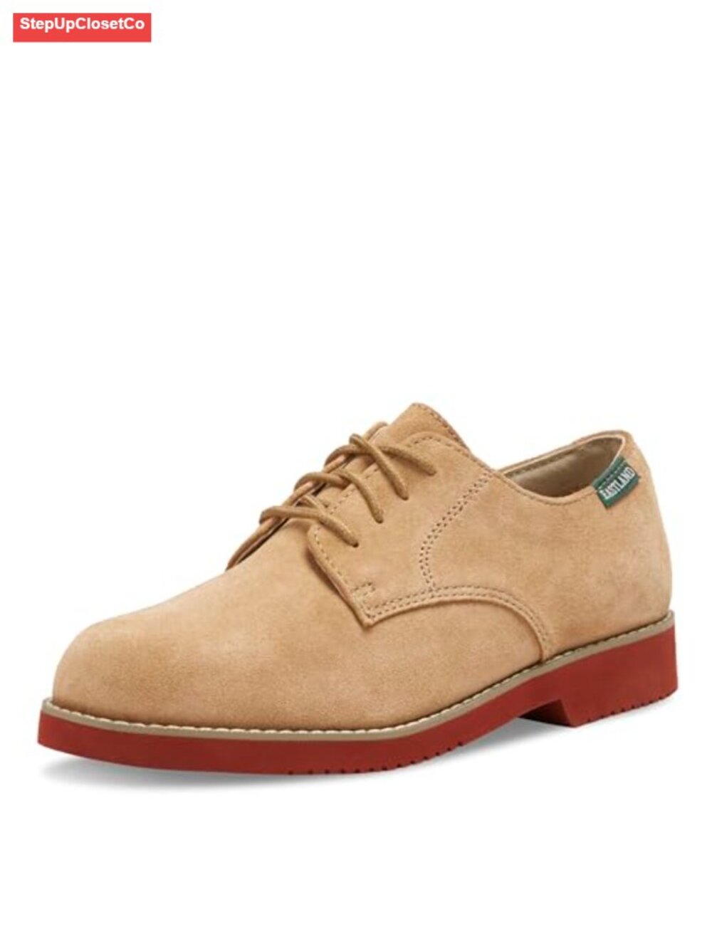 Women's Genuine Suede Buck Oxford Lace-Up Shoes